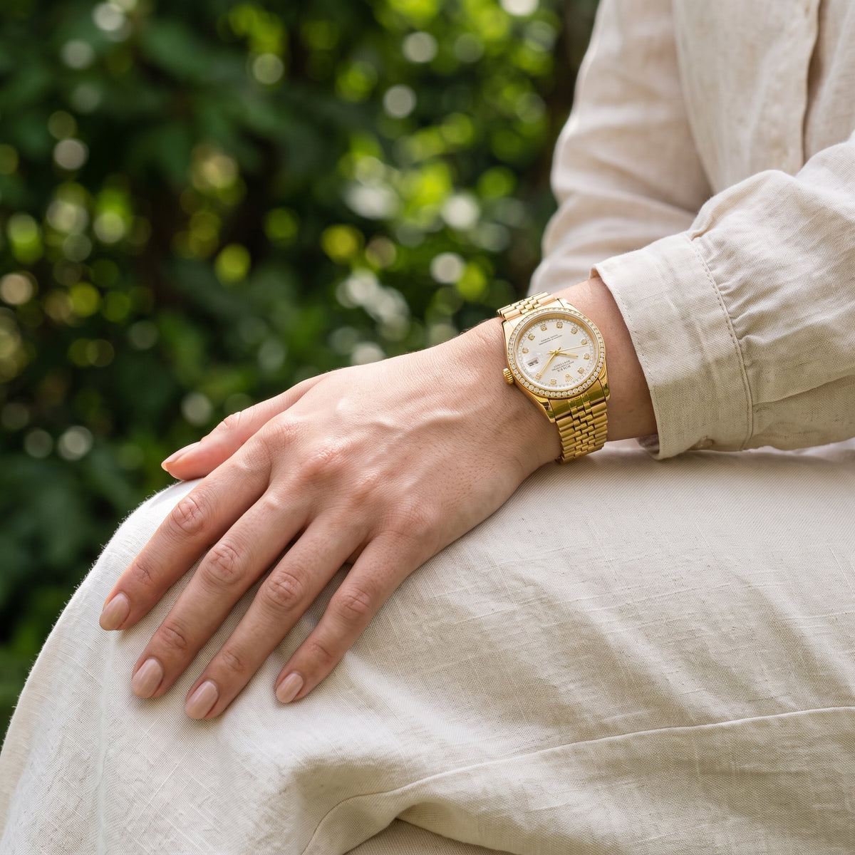 Rolex Lady Datejust Gold and Silver