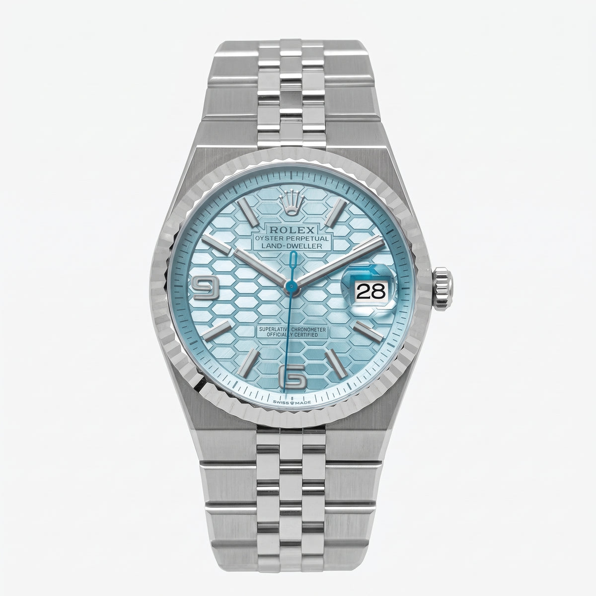 Rolex Land Dweller - ice blue