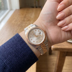 Rolex Lady Datejust Rose Gold and Silver