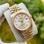 Rolex Lady Datejust Rose Gold and Silver