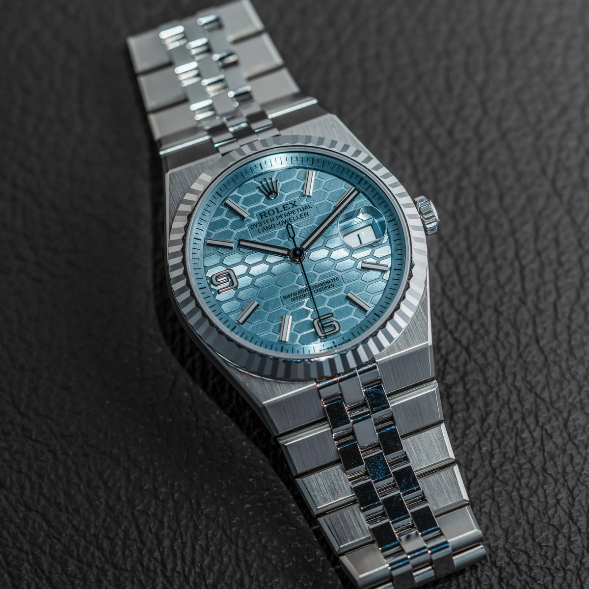 Rolex Land Dweller - ice blue